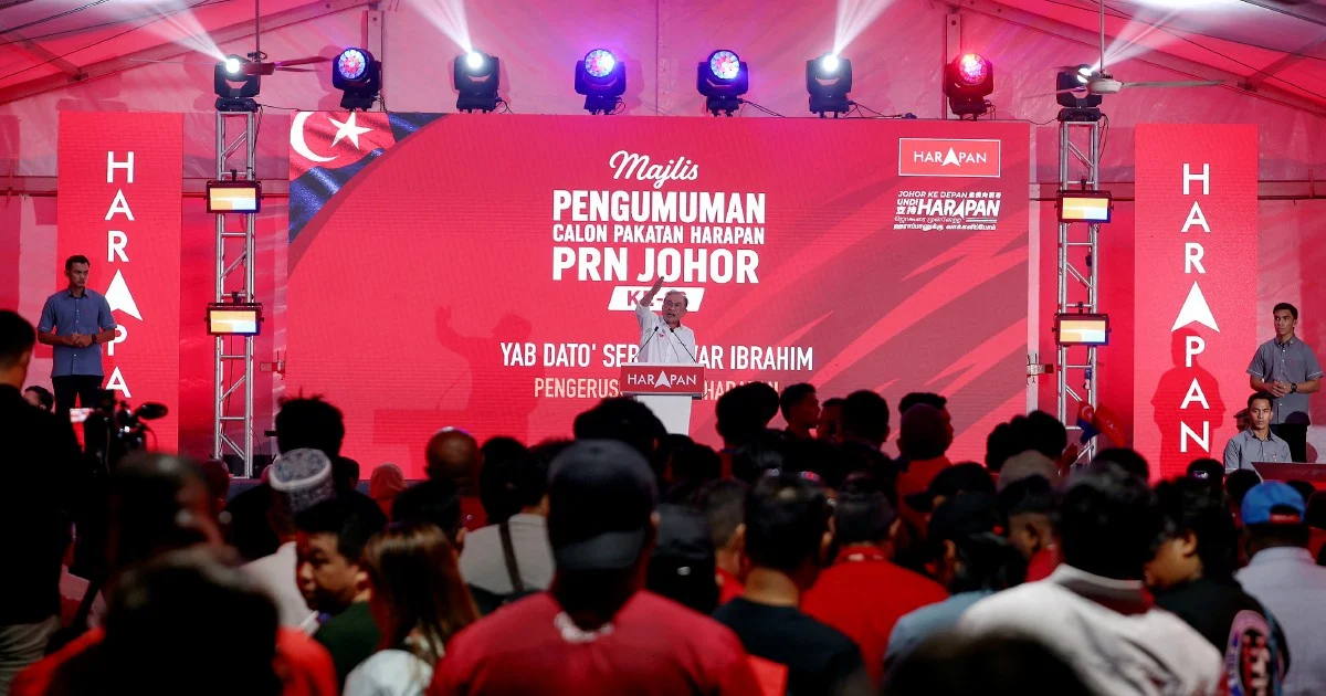 Anwar Ibrahim calls for Johor election to stay clear of royal institutions in political contest