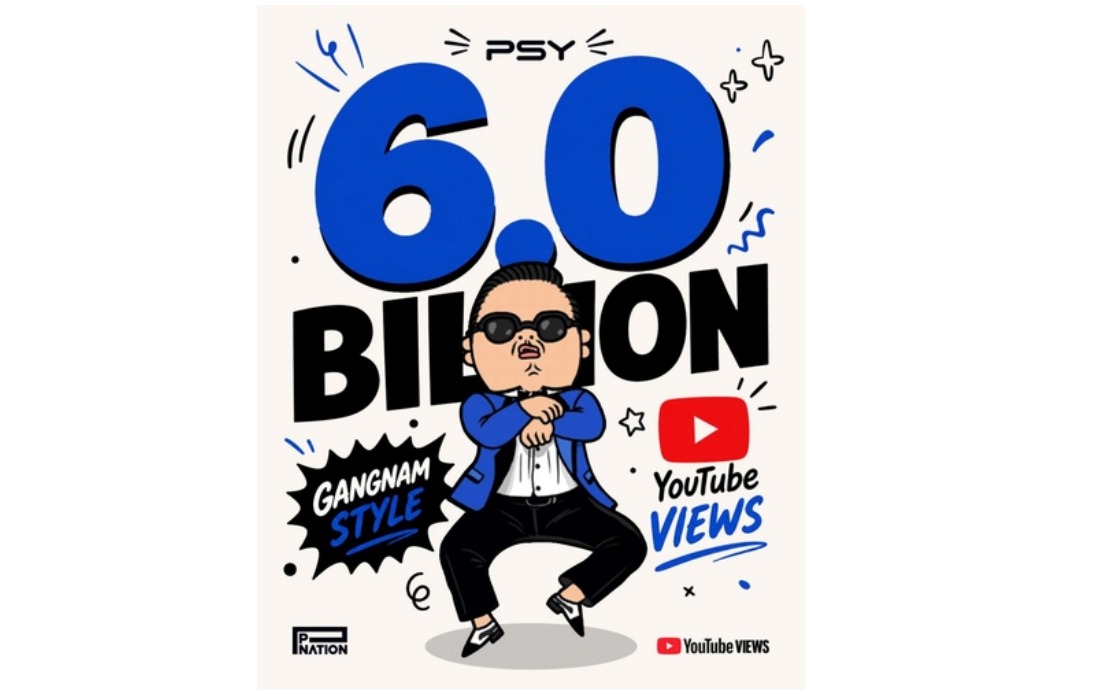Psy's 'Gangnam Style' Becomes First K-pop Video to Hit 6 Billion YouTube Views