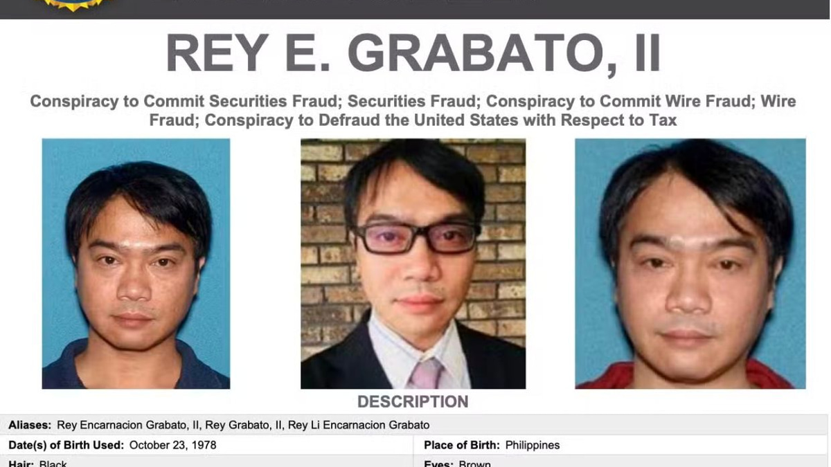 Filipino Mayor's Son Added to FBI Most Wanted List for US$650M Investment Fraud
