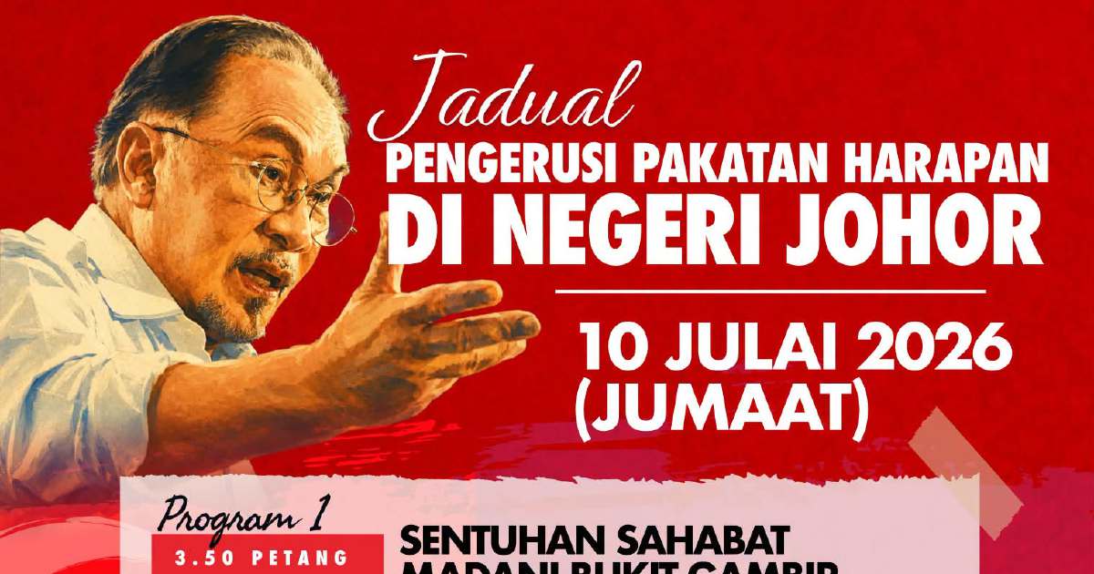 Anwar Makes Final Push for Pakatan Harapan in Johor as Election Day Nears