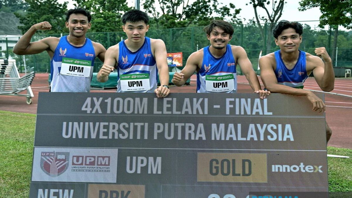 UPM's Young Relay Team Sets SUKIPT Record With Aliff Iman's Guiding Hand