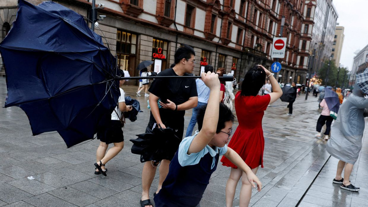 Typhoon Dolphin Batters Eastern China with Record Disruptions as Climate Extremes Intensify