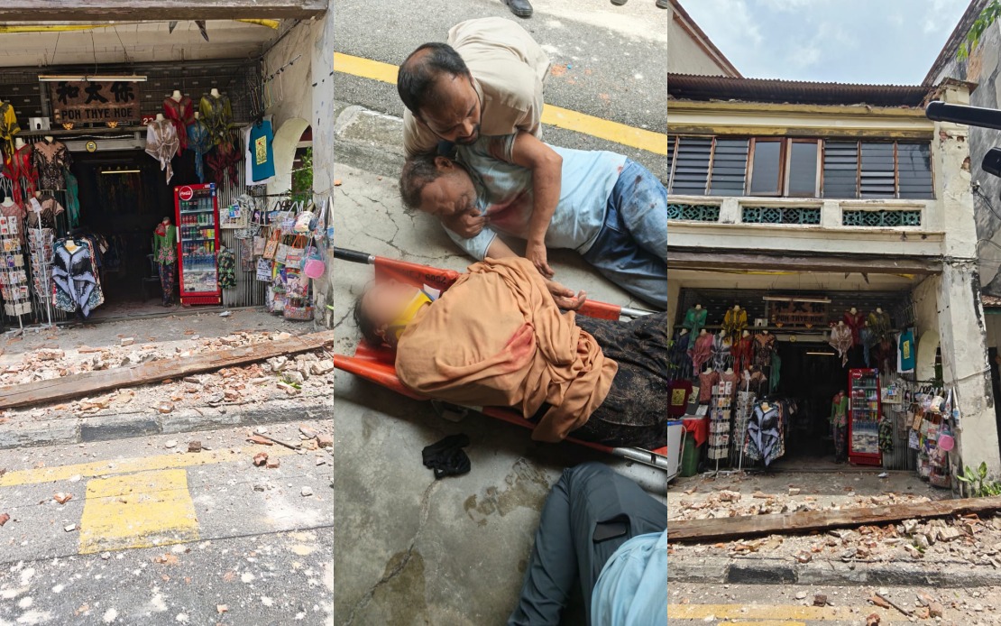 Heritage Building Collapse Injures Tourists in George Town, Prompts Safety Crackdown