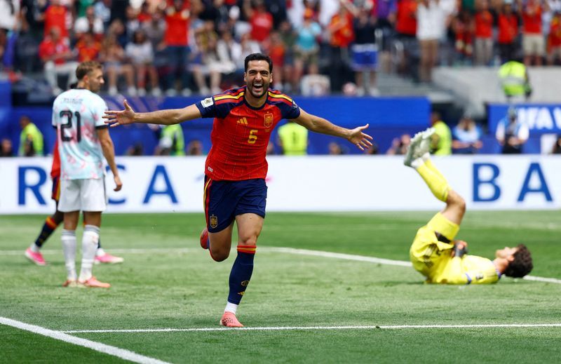 Merino's Late Goal Sends Spain Past Injury-Ravaged Belgium Into World Cup Semis