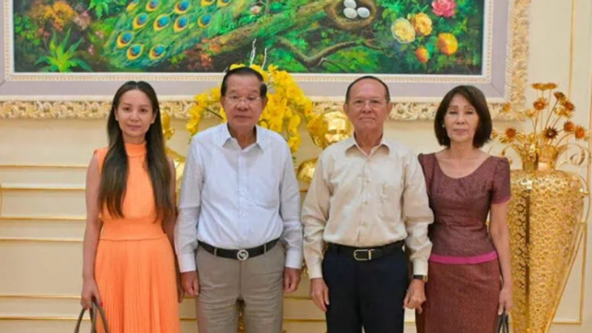 Hun Sen Hosts Former Rival Kem Sokha at Home, Offers Praise for Sokha's Daughter