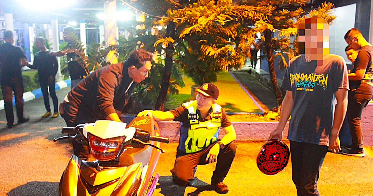 Seven Motorcycles Seized in Klang Police Crackdown on Illegal Street Racing