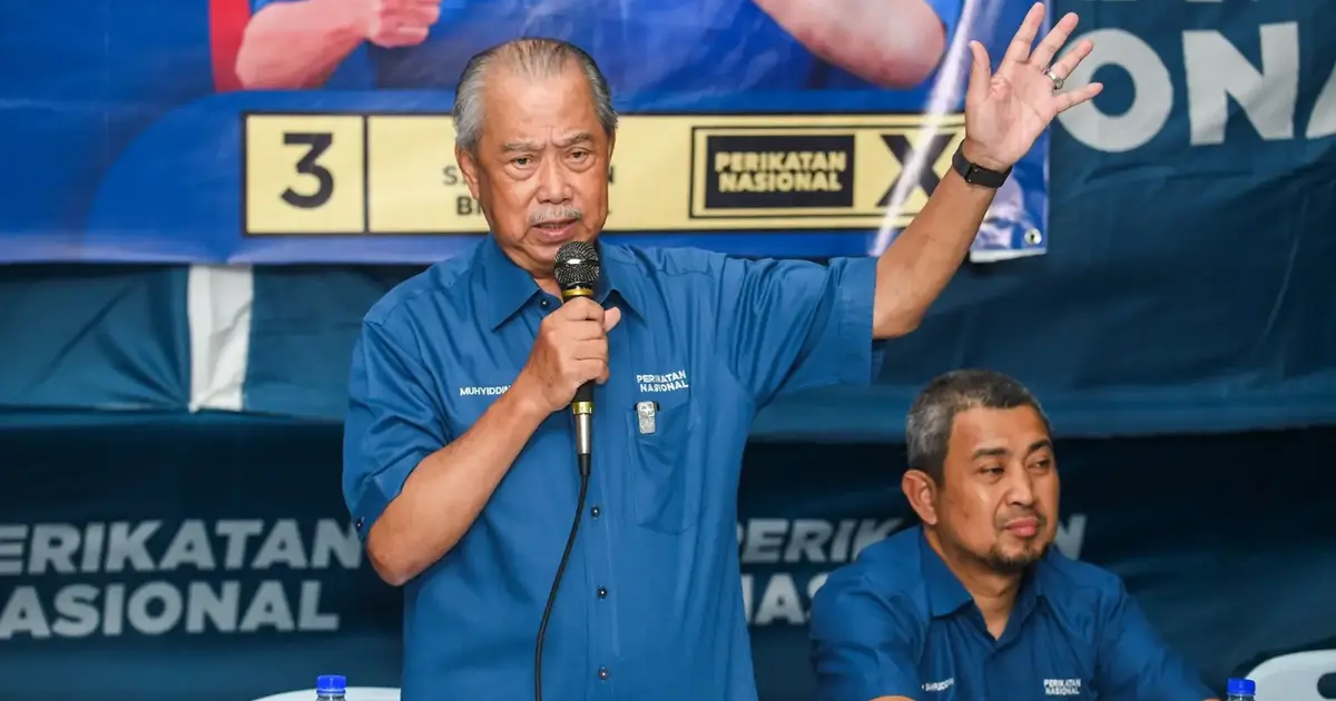 Johor Election and Najib's Release Are Separate Issues, Muhyiddin Insists