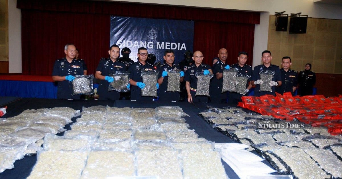 Selangor Police Dismantle Drug Trafficking Network, Seize Half-Tonne Haul Worth RM37.5 Million