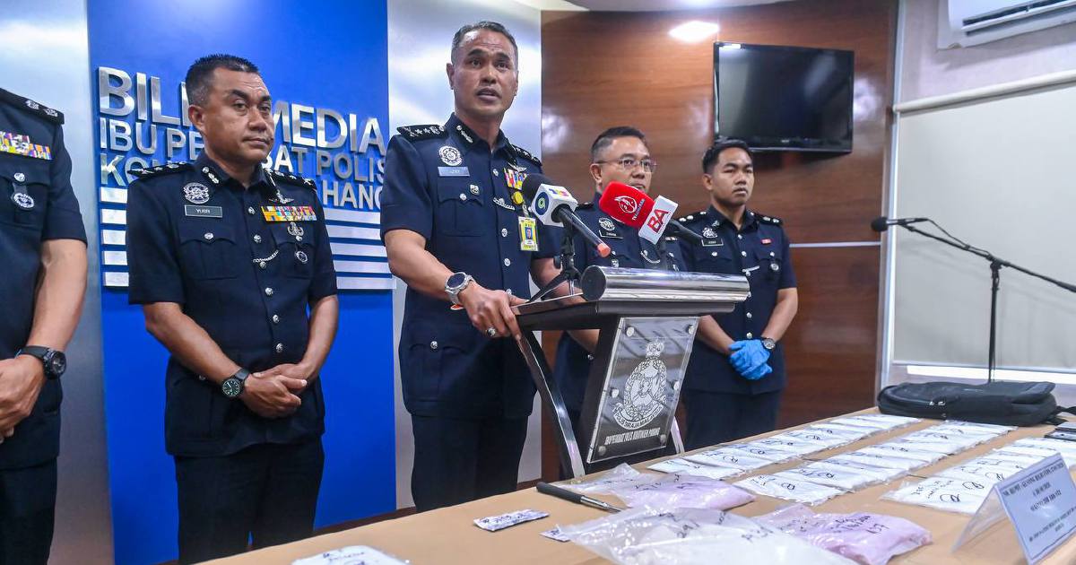 Thai Woman and Partner Held in RM728,000 Drug Seizure at Bentong