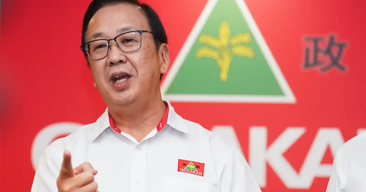 Gerakan Calls for Stronger PN Cohesion Ahead of Johor and Negeri Sembilan Elections