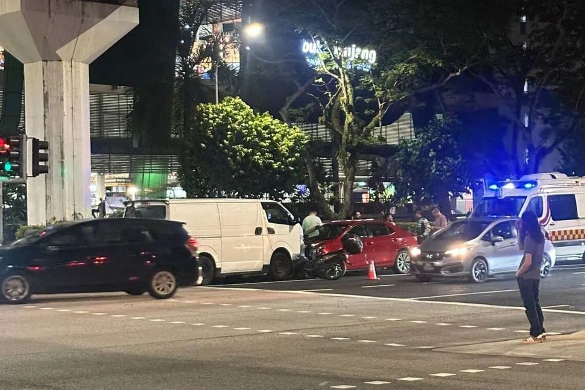 Singapore Van Driver Arrested After Drug-Impaired Collision Injures Two