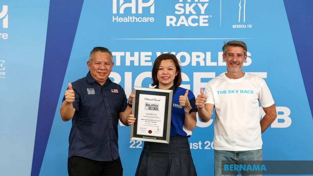 EBENE Sets Malaysia Book of Records with Sports Recovery Initiative at Sky Race 2026