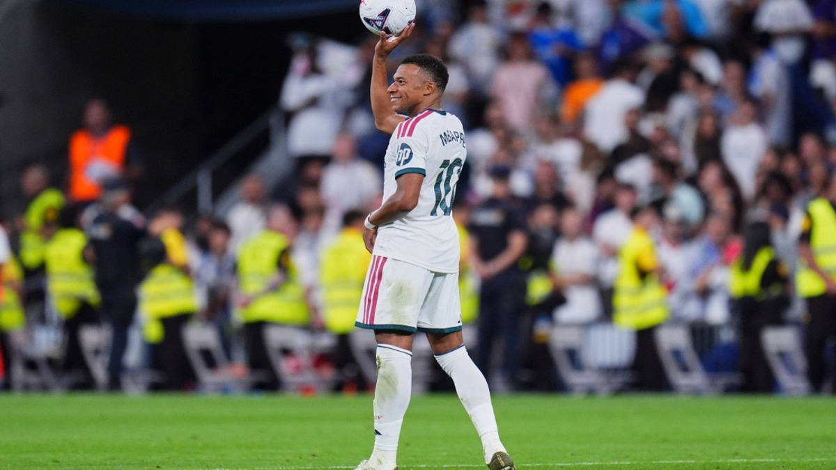 Mbappe's Hat-Trick Fires Real Madrid Past Real Sociedad In Mourinho's Bernabeu Return