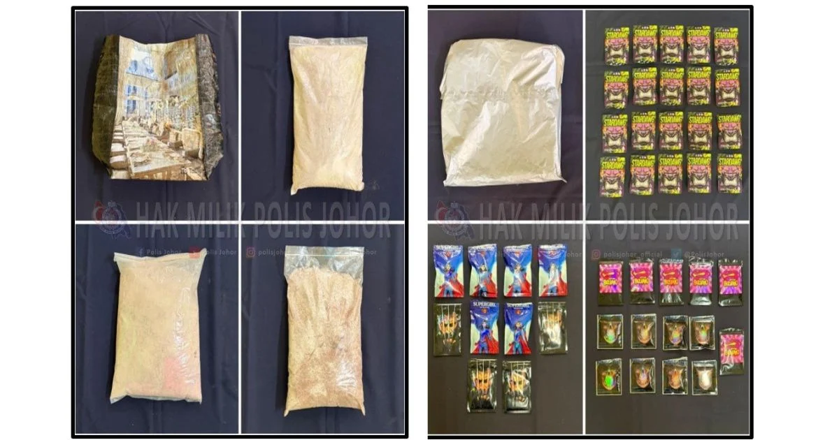 Drug Syndicate Dismantled in Kulai: Married Couple Arrested in RM3.59 Million Narcotics Seizure