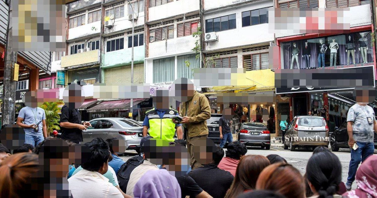 Immigration Enforcement Drive Nets 111 Undocumented Migrants in Kuala Lumpur Clothing District