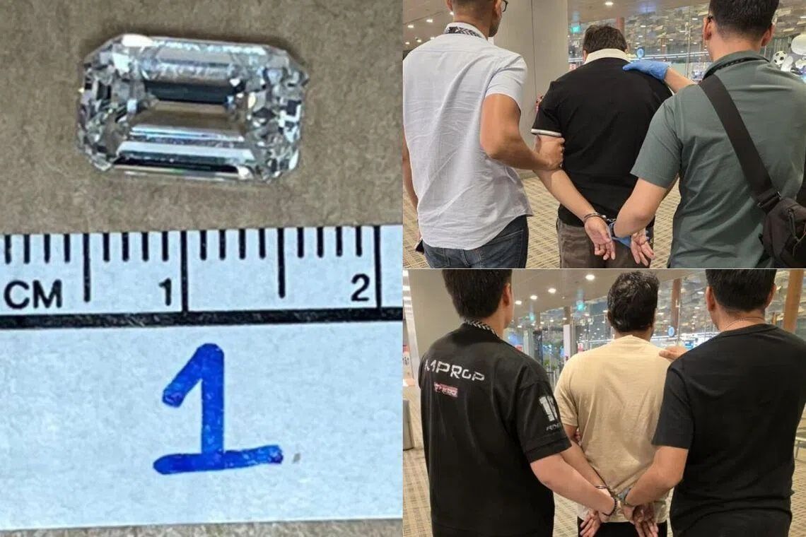 Two arrested after S$235,000 diamond heist at Singapore Chinatown jewellery store
