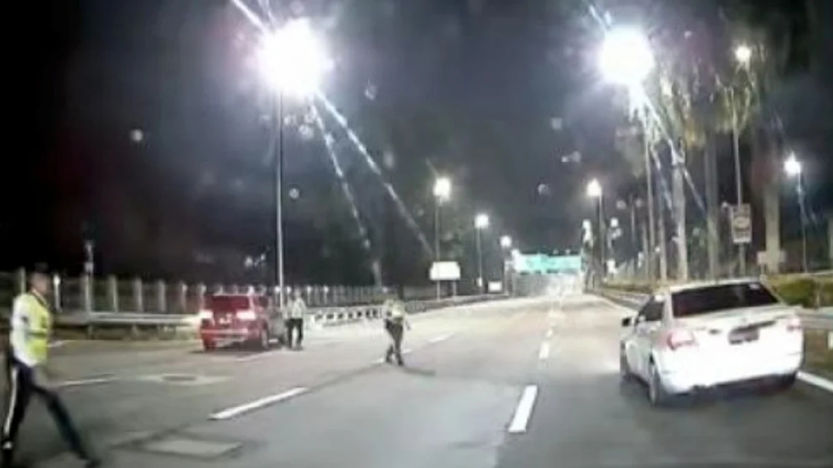Young Mercedes driver arrested following high-speed roadblock collision on Sprint Expressway