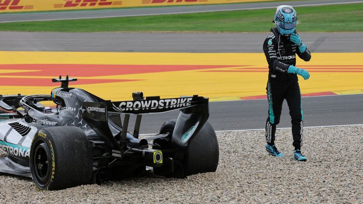 Russell's Belgian GP Crash Deepens Mercedes Title Crisis as Technical Gremlins Plague Team