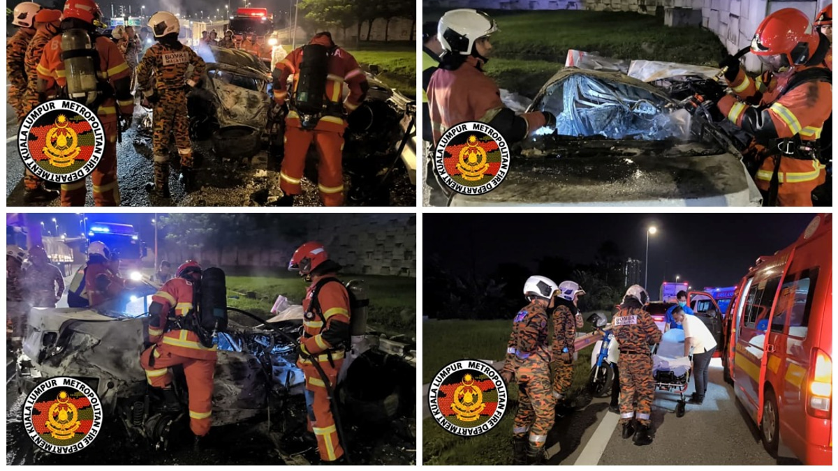 Two Students Killed in Fiery DUKE Expressway Crash; Singaporean Survivor Escapes