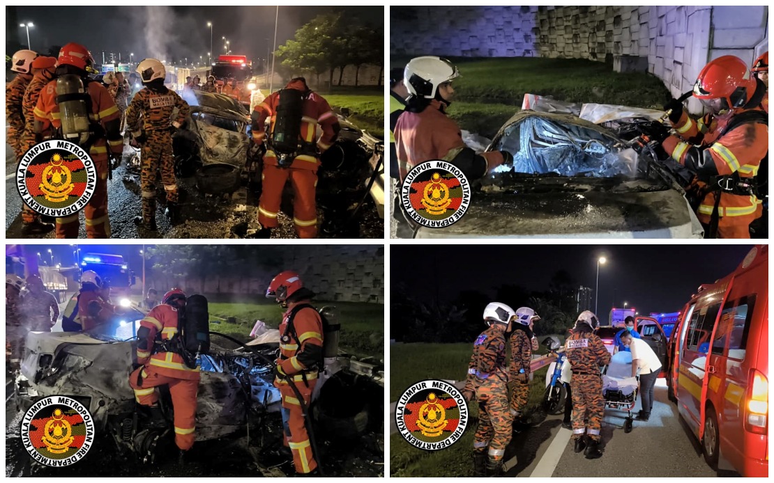Two Students Killed in Fiery DUKE Expressway Crash; Singaporean Survivor Escapes