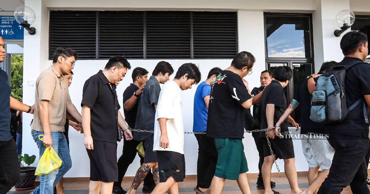 Nine Chinese nationals charged over alleged Romance scam operation in Penang