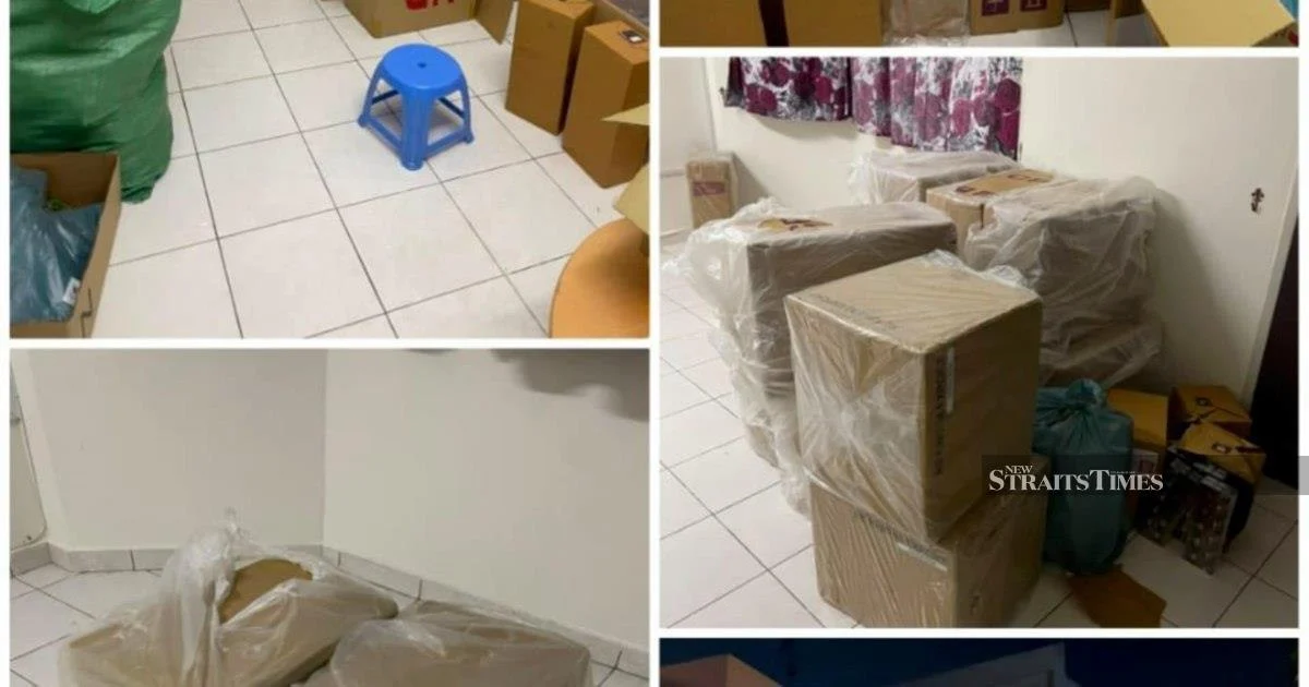 RM769,480 Illicit Cigarette Haul Seized in Johor Baru, Three Foreigners Arrested