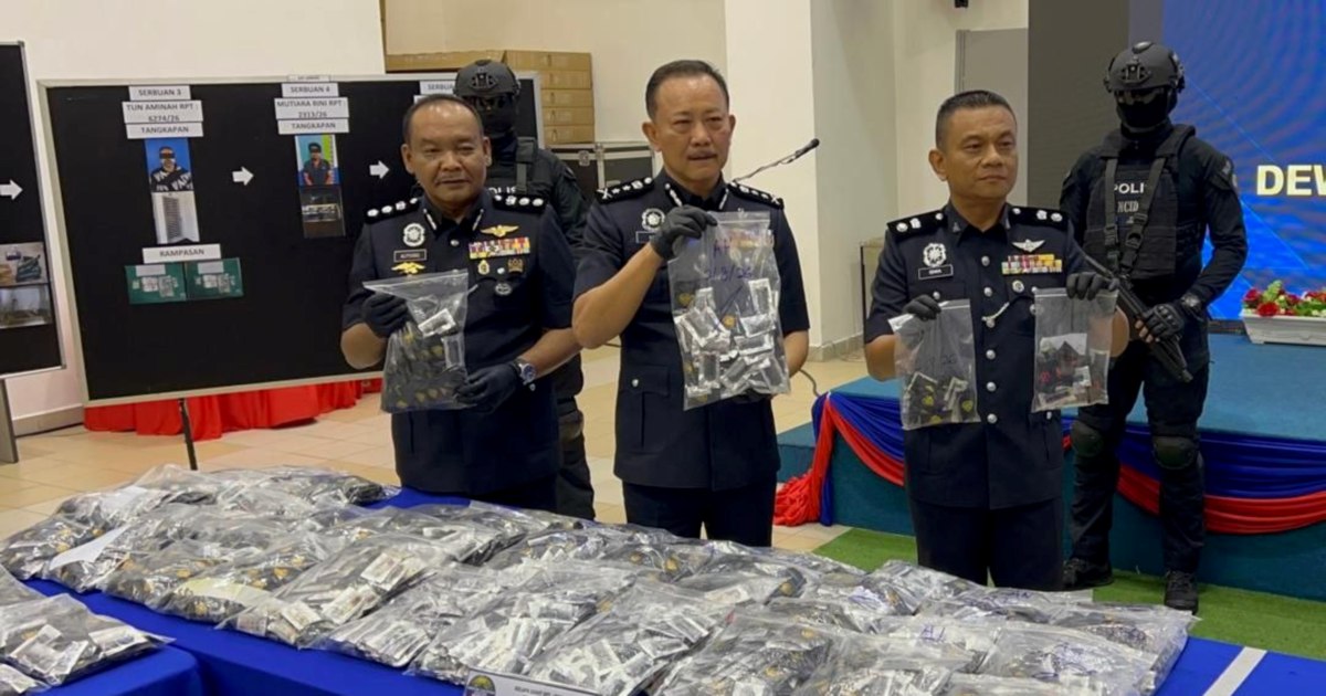 Police dismantle RM10.68m drug-infused vape operation in Johor with seven arrests