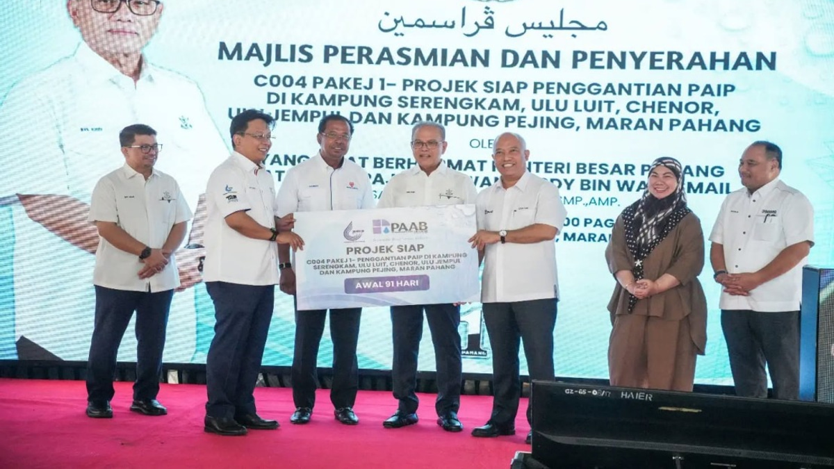 RM11.19 Million Pipe Replacement Resolves Two Decades of Water Woes in Maran