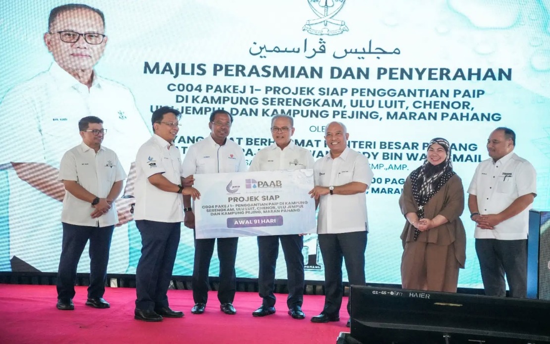 RM11.19 Million Pipe Replacement Resolves Two Decades of Water Woes in Maran