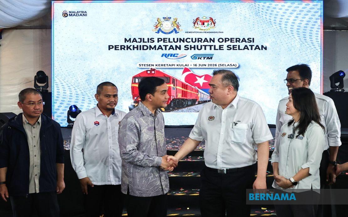 Shuttle Selatan Rail Service Launches in Johor, Targeting Two Million Commuters