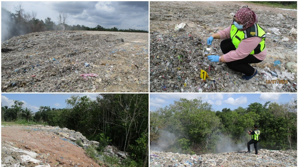 Kedah Environment Department Uncovers Illegal Dumping and Open Burning Operation in Bukit Banyan