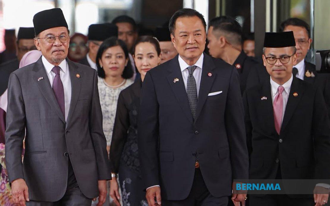 Anwar and Anutin Hold Bilateral Talks to Deepen Malaysia-Thailand Cooperation