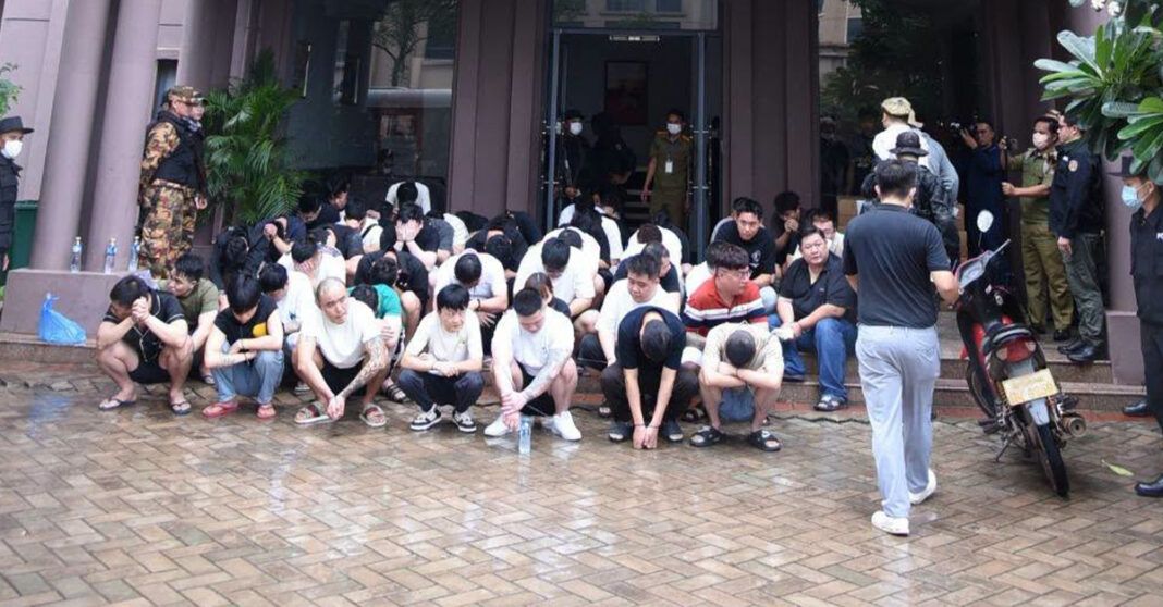 Laos Dismantles Massive Scam Network: 261 Foreign Nationals Detained in Thatluang Lake Raid