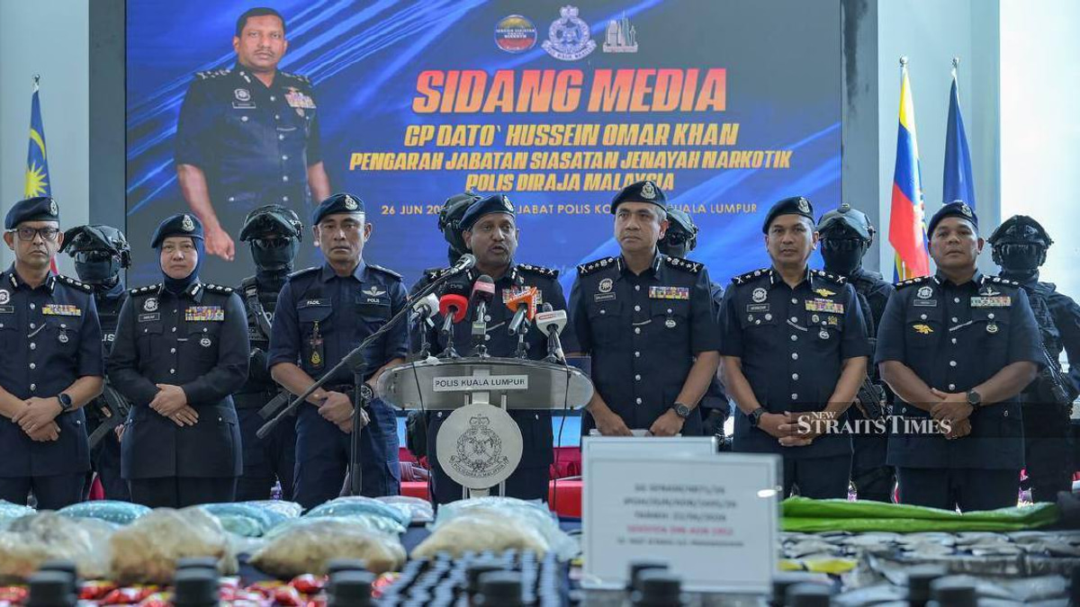 Police Foil Major Drug Trafficking Operation with RM135.63 Million Seizure in Cheras