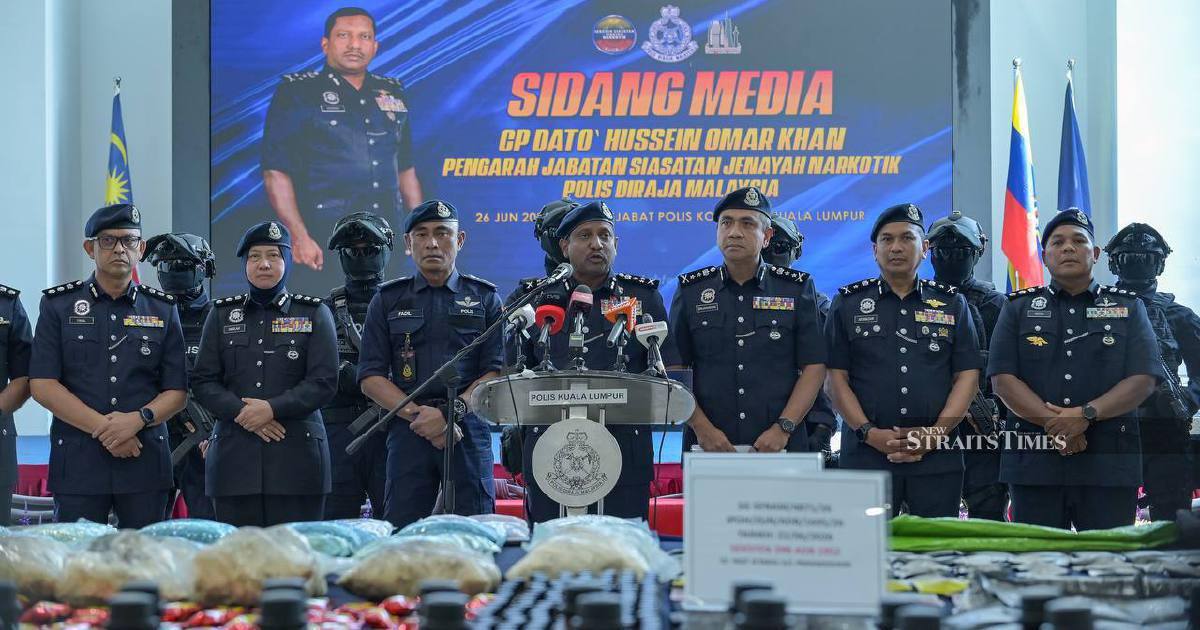 Police Foil Major Drug Trafficking Operation with RM135.63 Million Seizure in Cheras