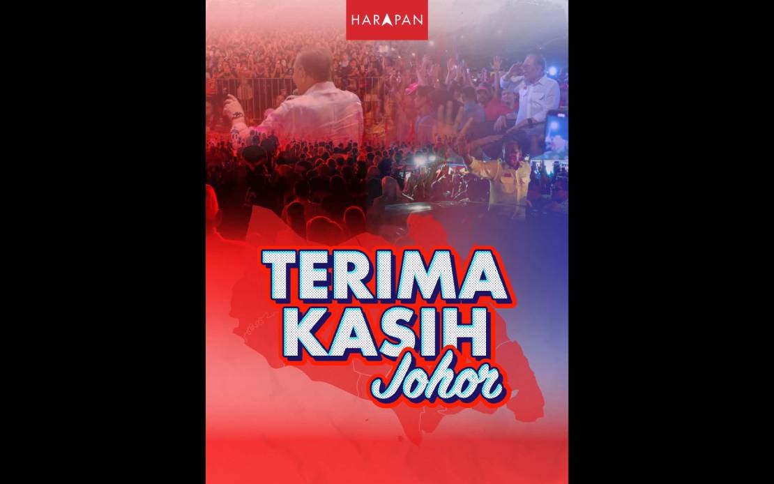 Anwar Extends Gracious Congratulations to BN Following Johor State Election Victory