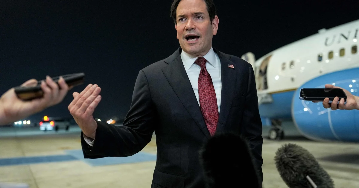 Rubio Dismisses Iran's Strait of Hormuz Toll Proposal Amid Rising Diplomatic Tensions