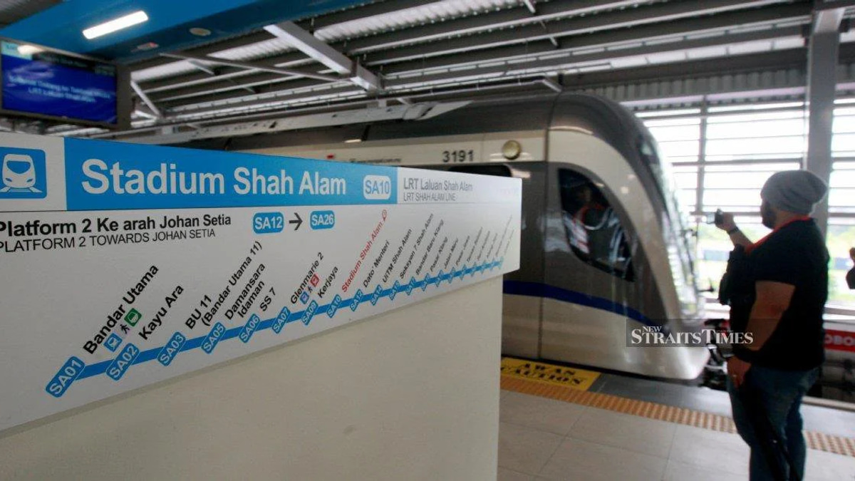 Anwar Ibrahim to inaugurate Shah Alam LRT3 line ahead of Monday launch