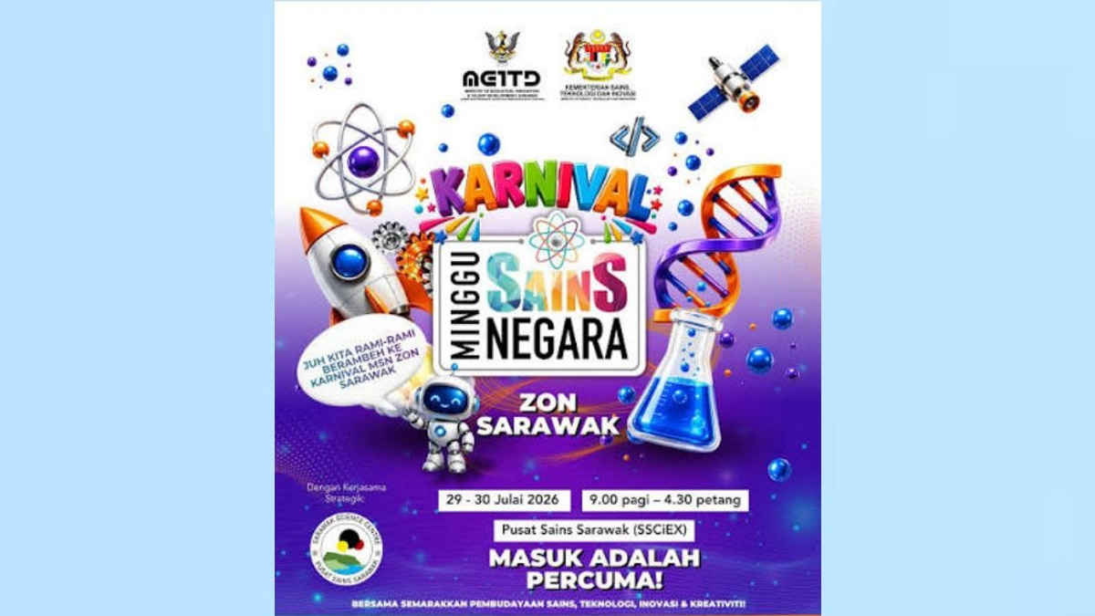 Sarawak Hosts National Science Week Carnival to Bring Innovation Culture to Rural Communities