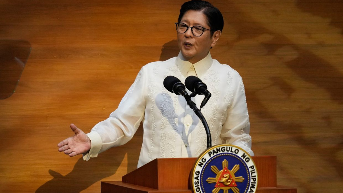 Marcos Denounces China Over South China Sea in State of Nation Address