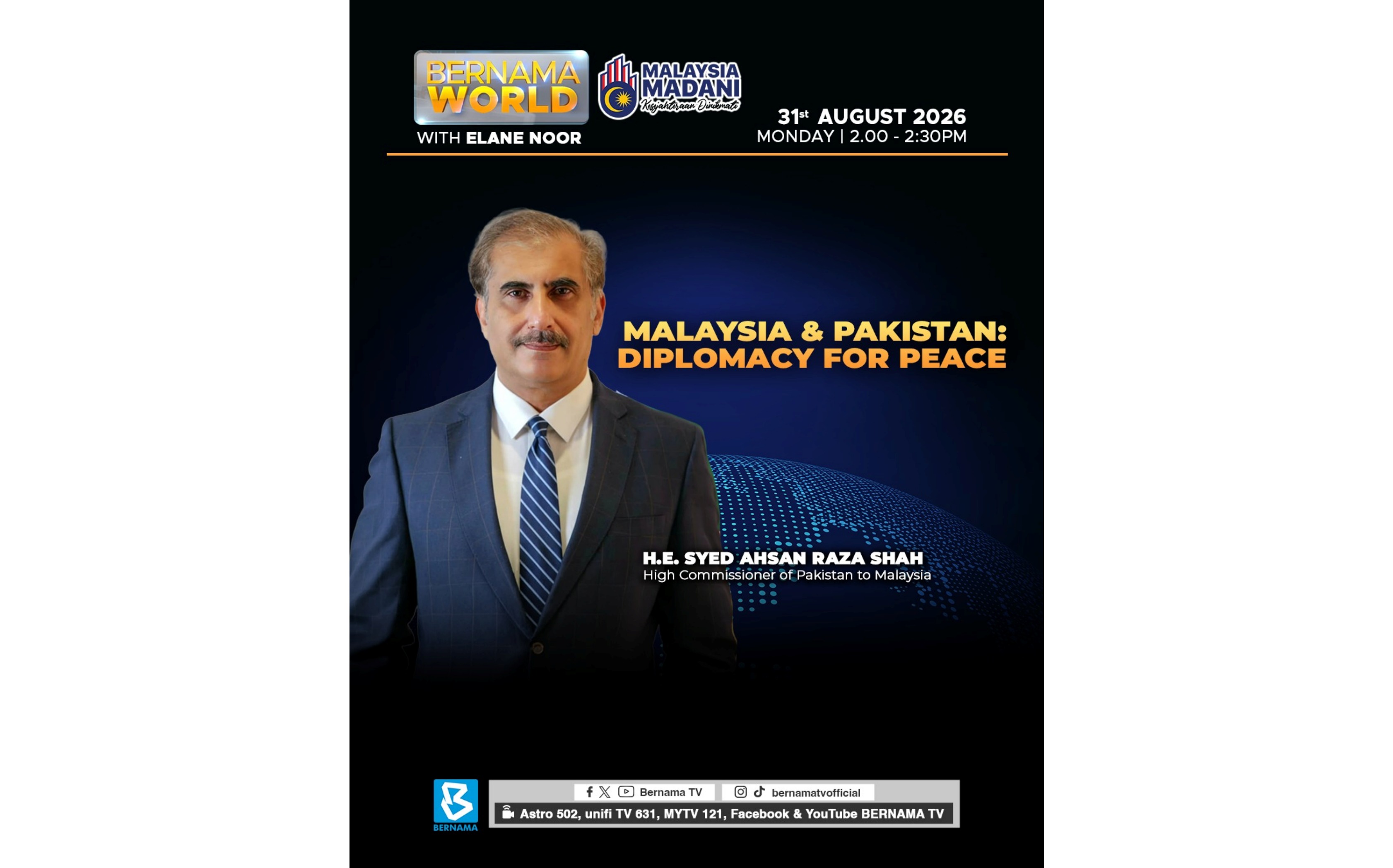 Malaysia and Pakistan Must Pool Mediation Expertise, Says Pakistan High Commissioner