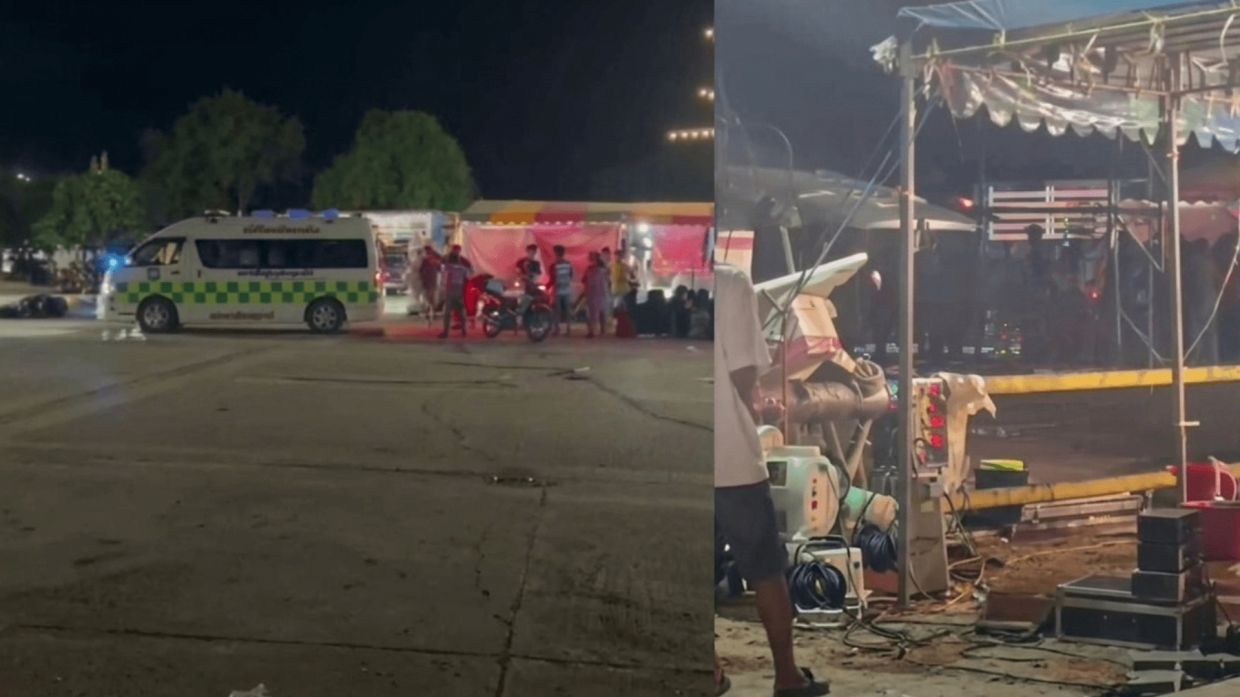 Six wounded in armed attack at Thai shopping fair; suspect arrested
