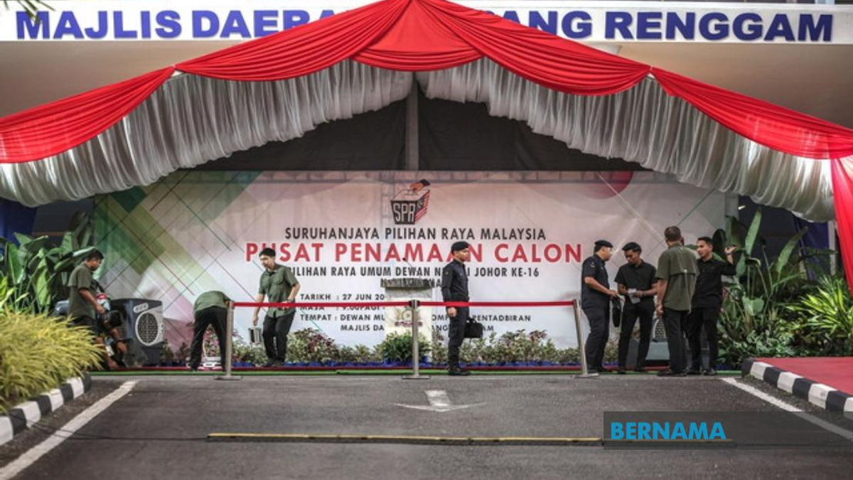 Johor State Election Nomination Process Begins Across 56 Centres