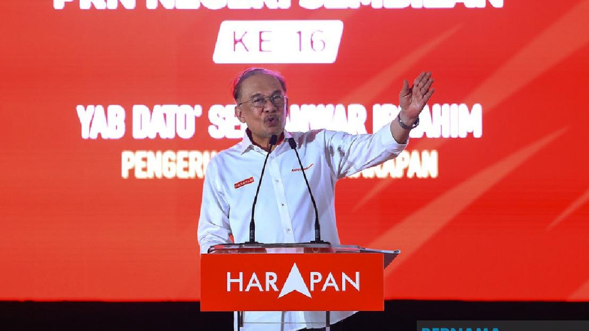 Anwar Urges Negeri Sembilan Voters to Back Pakatan Harapan for Development Continuity