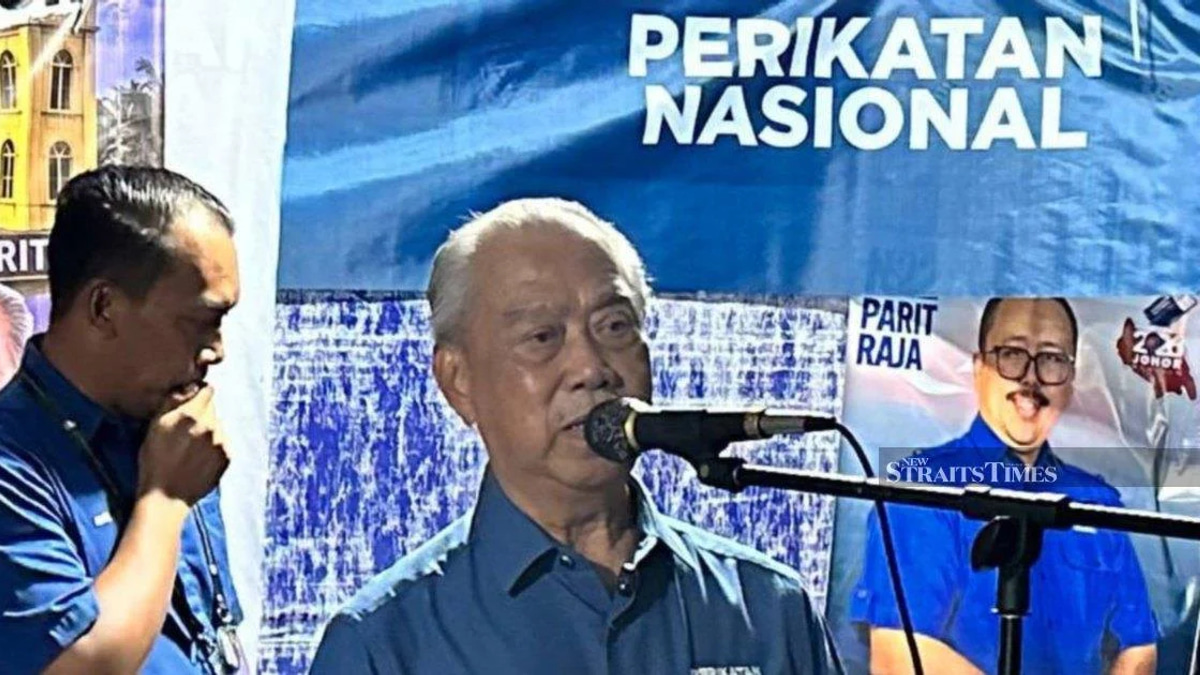 Muhyiddin warns Perikatan Nasional may struggle to form Johor government after Saturday poll