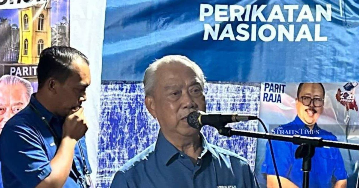 Muhyiddin warns Perikatan Nasional may struggle to form Johor government after Saturday poll