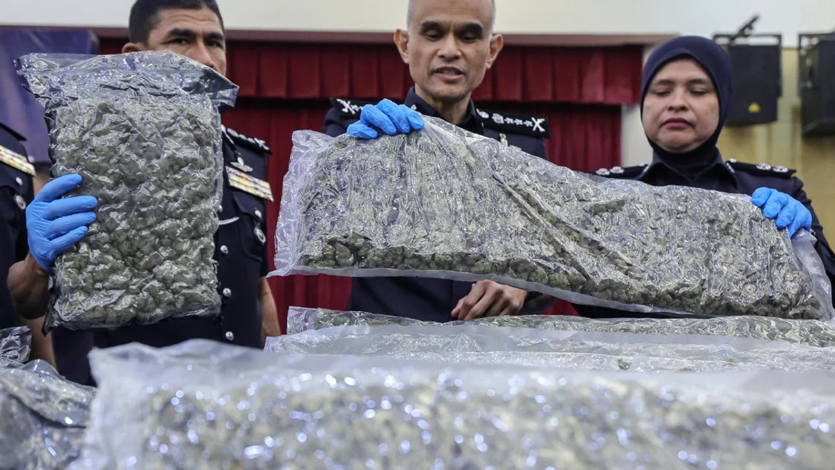 Police Bust Major Cannabis Operation at KLIA, 38 Arrested in Regional Drug Trafficking Network