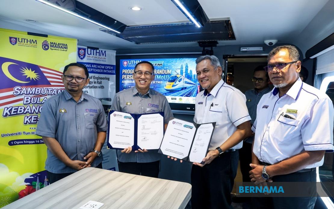 UTHM and KTMB Deepen Rail Technology Partnership Through Work-Based Learning