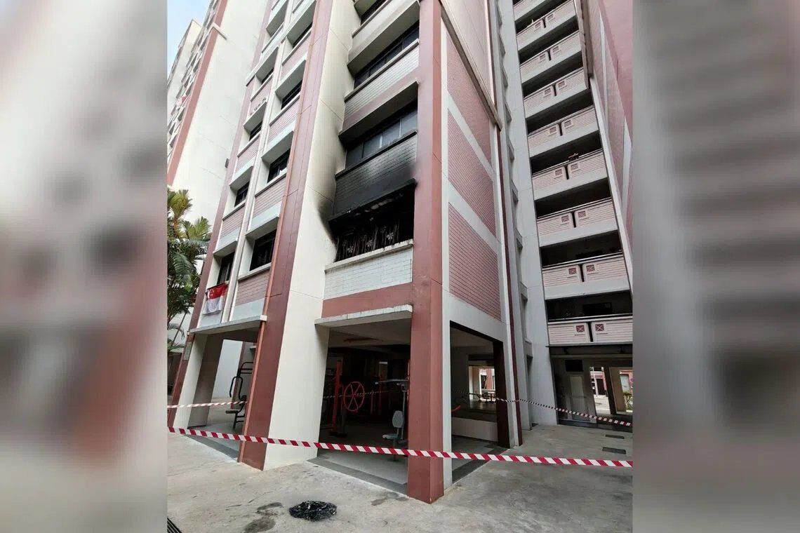 Elderly Man Hospitalised After Fire in Singapore HDB Flat; ITE Student Hailed as Hero