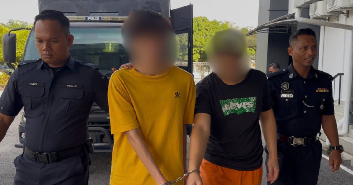 Two arrested in murder of man found trussed in net at Parit Raja